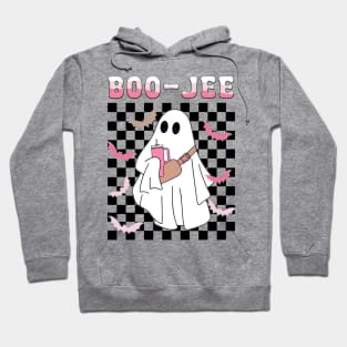 Spooky Season Cute Ghost Halloween Costume Boujee Boo-Jee Hoodie